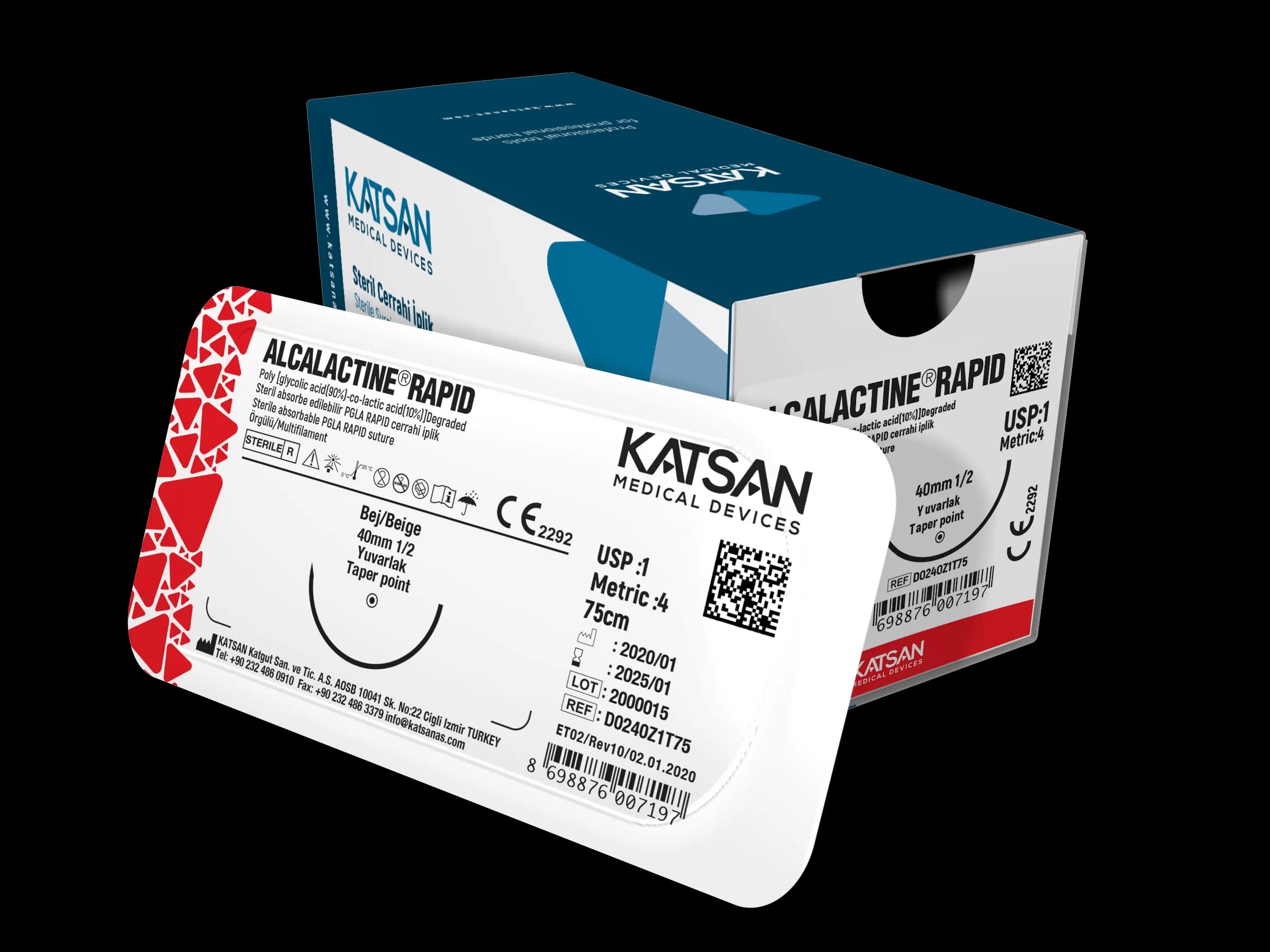 Emilebilen Sütür Alcalactine Rapid (PGLAR) — görsel 1